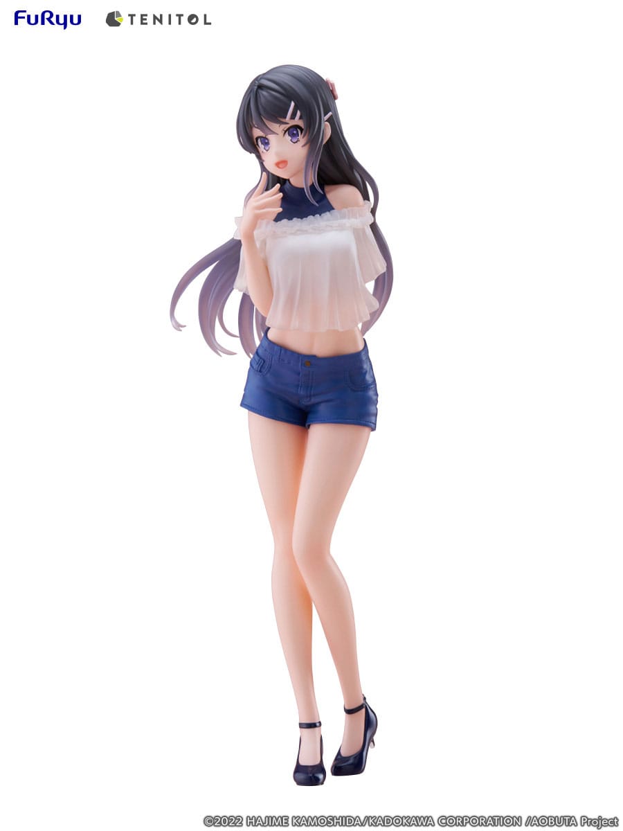 Rascal Does Not Dream of Bunny Girl Senpai Tenitol PVC Statue Mai Sakurajima 31 cm P041132
