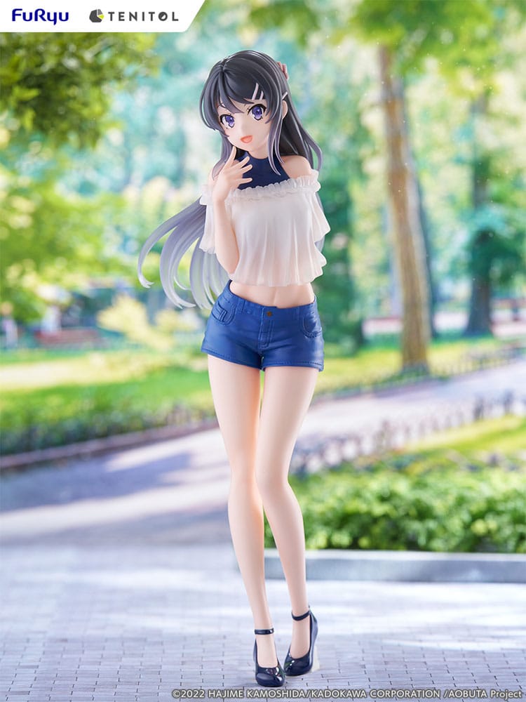 Rascal Does Not Dream of Bunny Girl Senpai Tenitol PVC Statue Mai Sakurajima 31 cm P041132