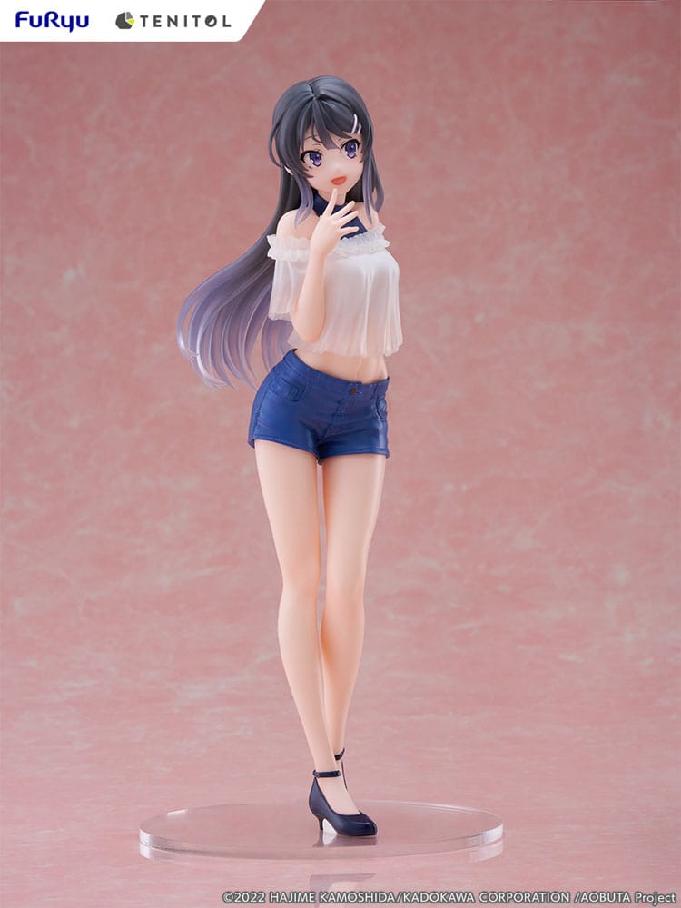 Rascal Does Not Dream of Bunny Girl Senpai Tenitol PVC Statue Mai Sakurajima 31 cm P041132