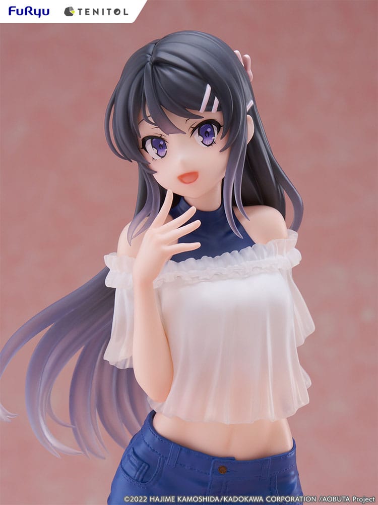 Rascal Does Not Dream of Bunny Girl Senpai Tenitol PVC Statue Mai Sakurajima 31 cm P041132