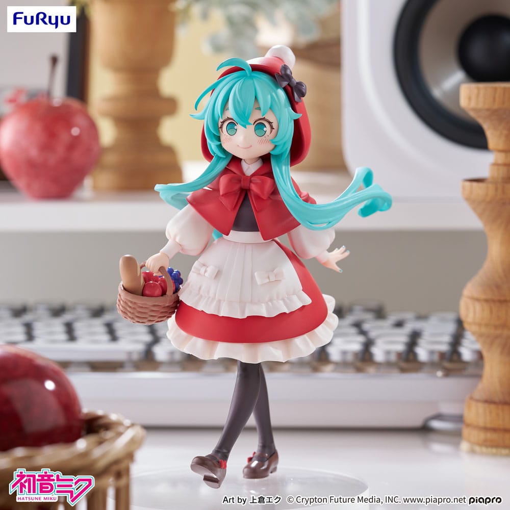 Hatsune Miku Desktop Fairy PVC Statue Hatsune Miku Little red riding hood Ver. 16 cm P066944