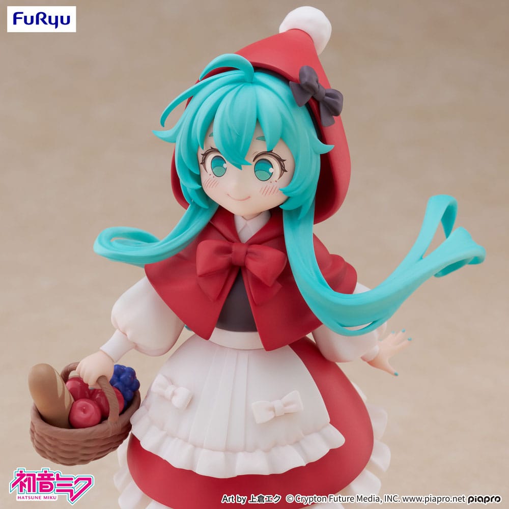 Hatsune Miku Desktop Fairy PVC Statue Hatsune Miku Little red riding hood Ver. 16 cm P066944