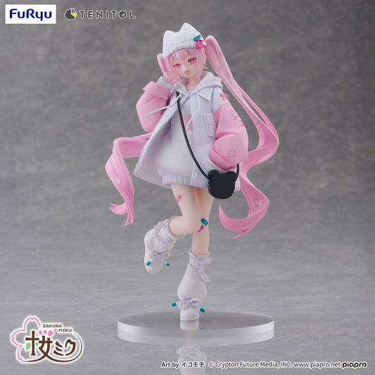Hatsune Miku Tenitol PVC Statue Sakura Miku Cool style [petit] 19 cm P065598