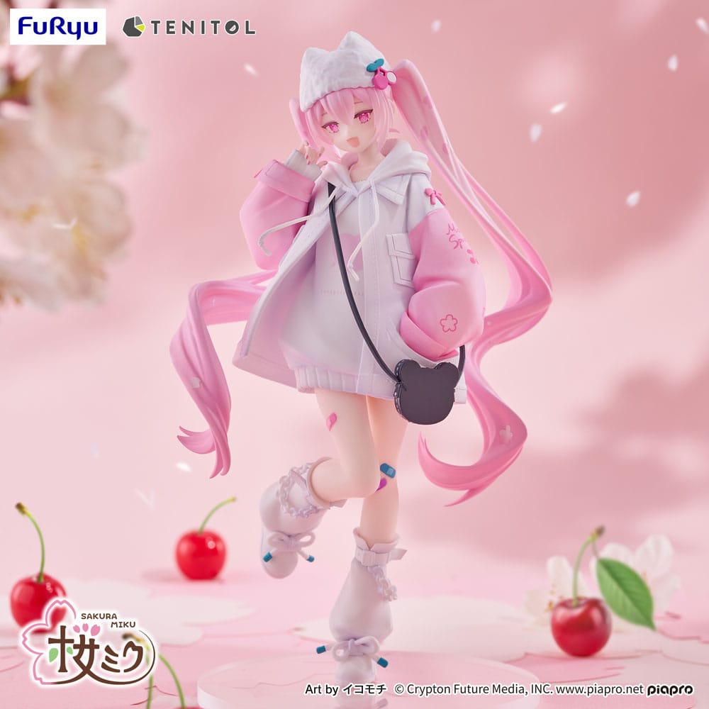Hatsune Miku Tenitol PVC Statue Sakura Miku Cool style [petit] 19 cm P065598