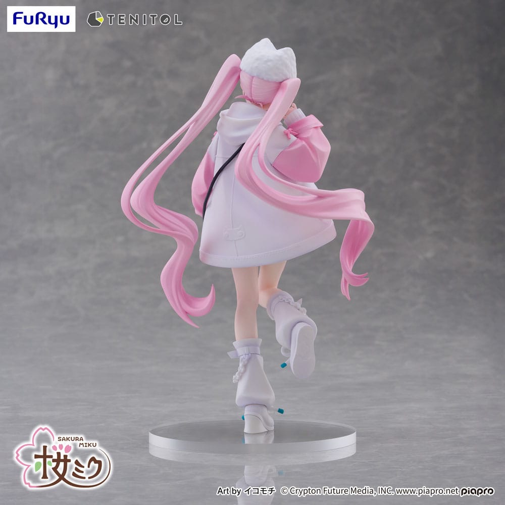 Hatsune Miku Tenitol PVC Statue Sakura Miku Cool style [petit] 19 cm P065598