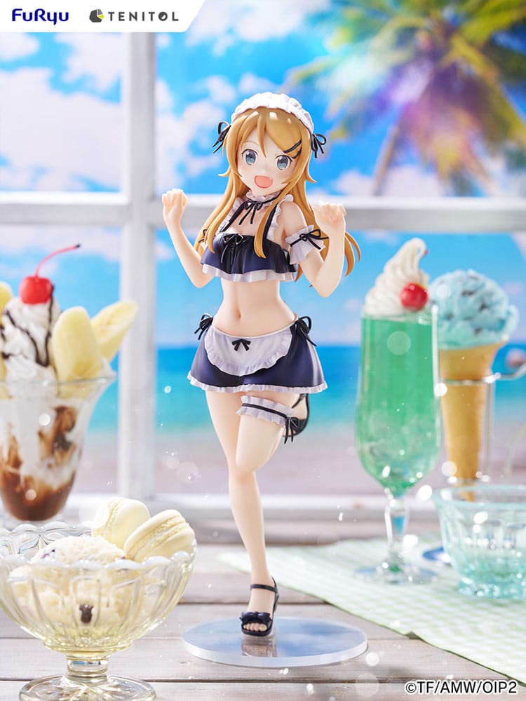 Ore no Imouto ga Konna ni Kawaii Wake ga Nai. Tenitol Tall PVC Statue Kousaka Kirino swimsuits maid Ver. 30 cm P065599