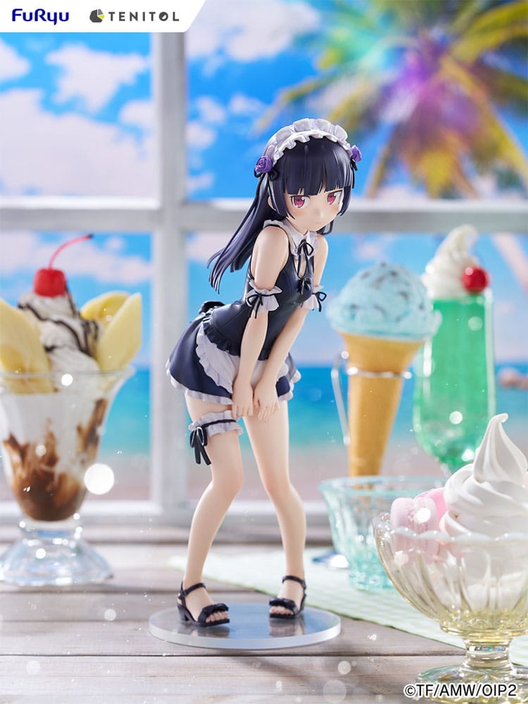 Ore no Imouto ga Konna ni Kawaii Wake ga Nai. Tenitol Tall PVC Statue Kuroneko swimsuits maid Ver. 27 cm P065600