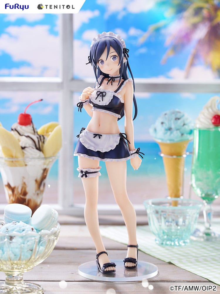 Ore no Imouto ga Konna ni Kawaii Wake ga Nai. Tenitol Tall PVC Statue Aragaki Ayase swimsuits maid Ver. 30 cm P065601