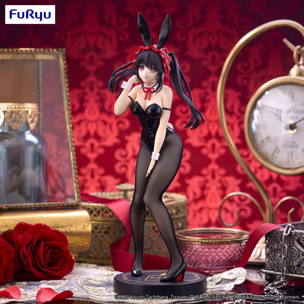 Date A Live V BiCute Bunnies PVC Statue Kurumi Tokisaki Black Color Ver. 29 cm P041193