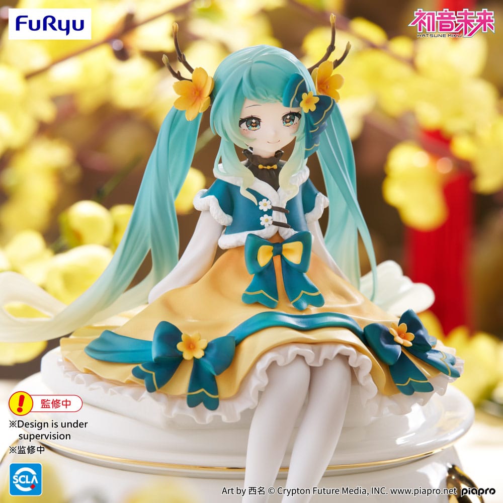 Hatsune Miku Noodle Stopper PVC Statue Hatsune Miku 2025 Chinese New Year Ver. 14 cm P041196