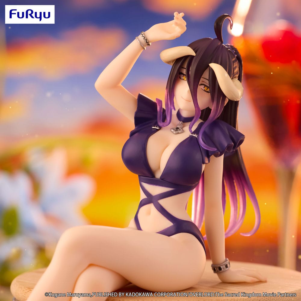 Overlord Noodle Stopper PVC Statue Albedo Swimsuit Dark Purple Color Ver. 16 cm P041216