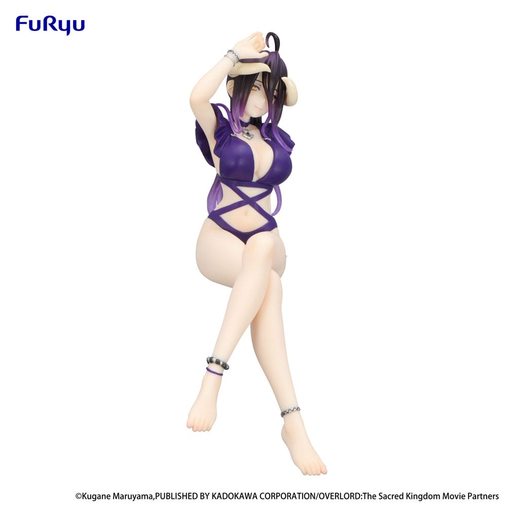 Overlord Noodle Stopper PVC Statue Albedo Swimsuit Dark Purple Color Ver. 16 cm P041216