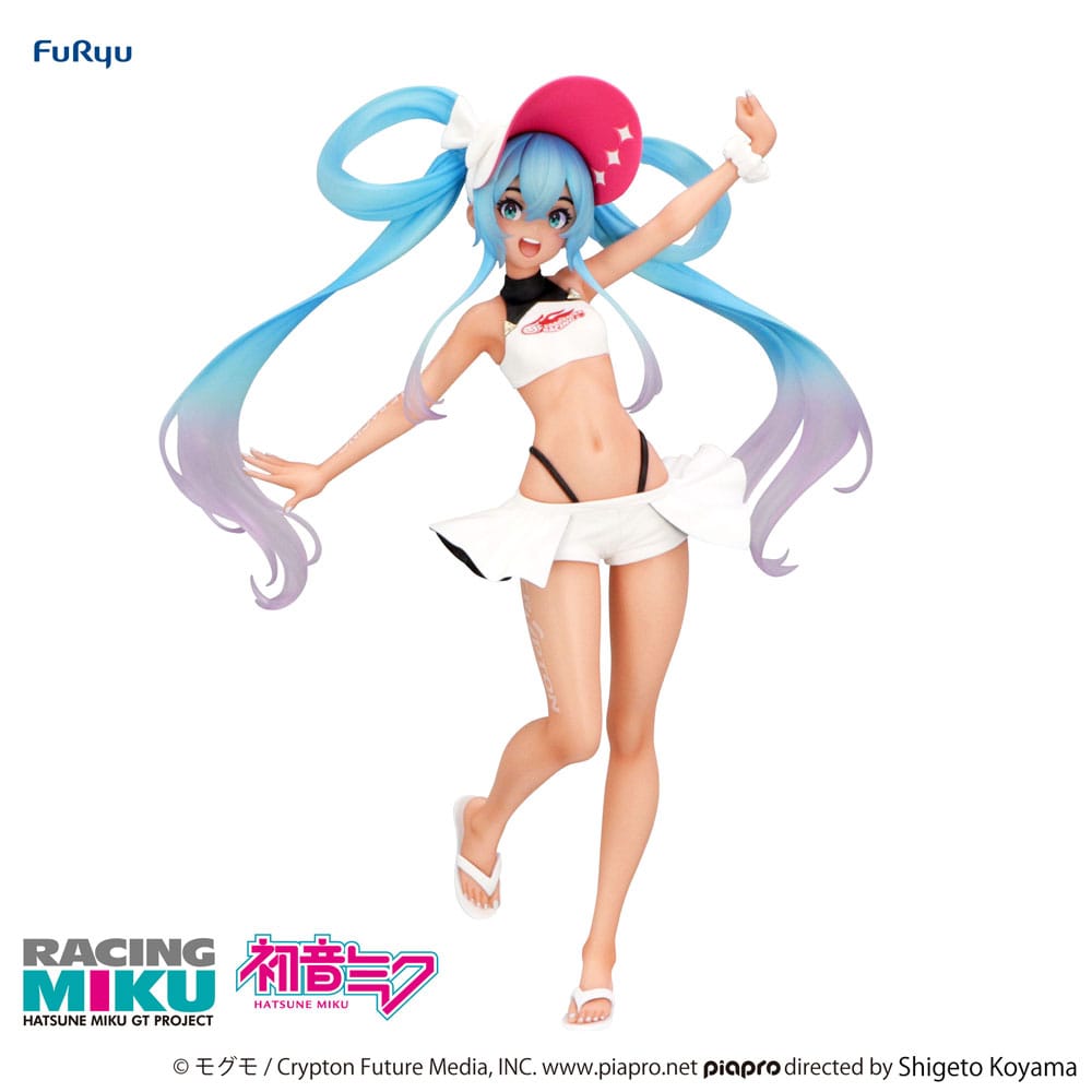 Hatsune Miku GT Project Trio-Try-iT PVC Statue Racing Miku 2024 Summer Holiday Ver. 23 cm P041228