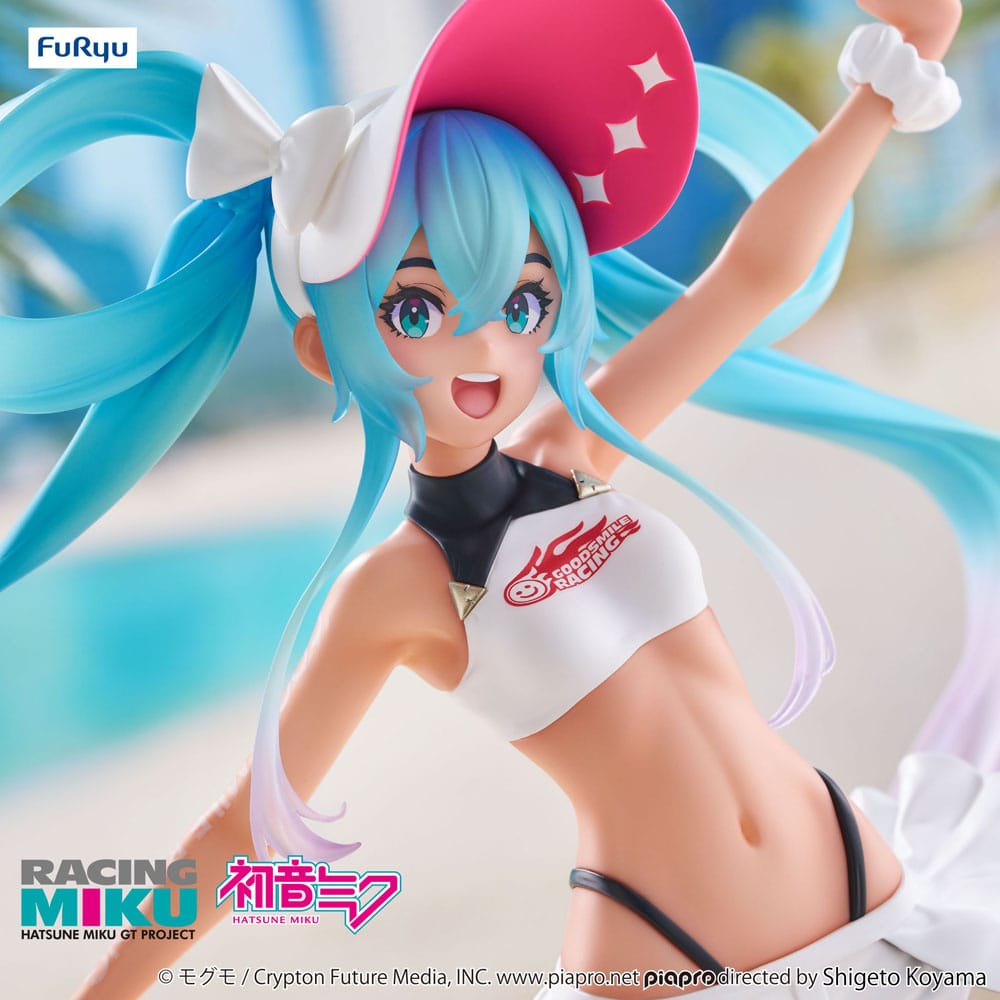 Hatsune Miku GT Project Trio-Try-iT PVC Statue Racing Miku 2024 Summer Holiday Ver. 23 cm P041228