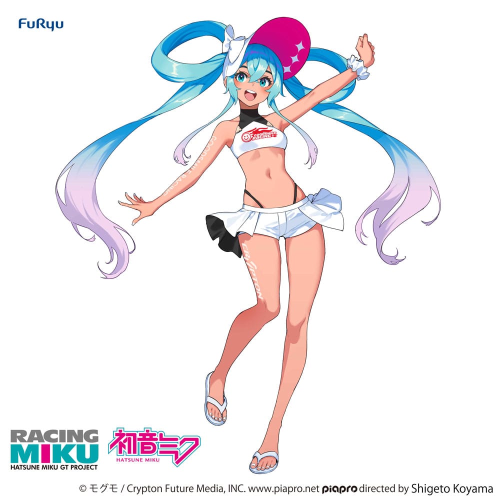 Hatsune Miku GT Project Trio-Try-iT PVC Statue Racing Miku 2024 Summer Holiday Ver. 23 cm P041228