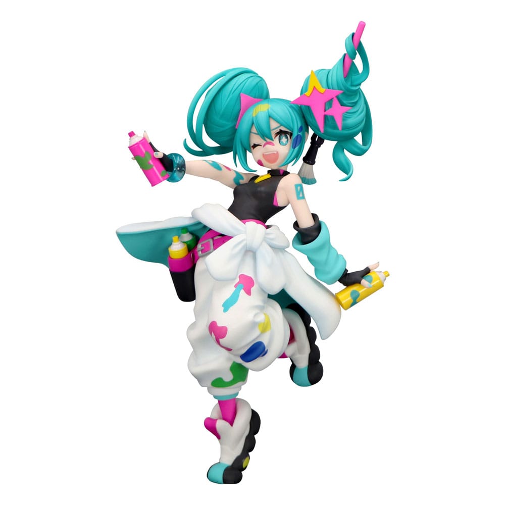 HATSUNE MIKU TRIO-TRY-IT PVC STATUE MIKU PAINT GIRL 19 CM