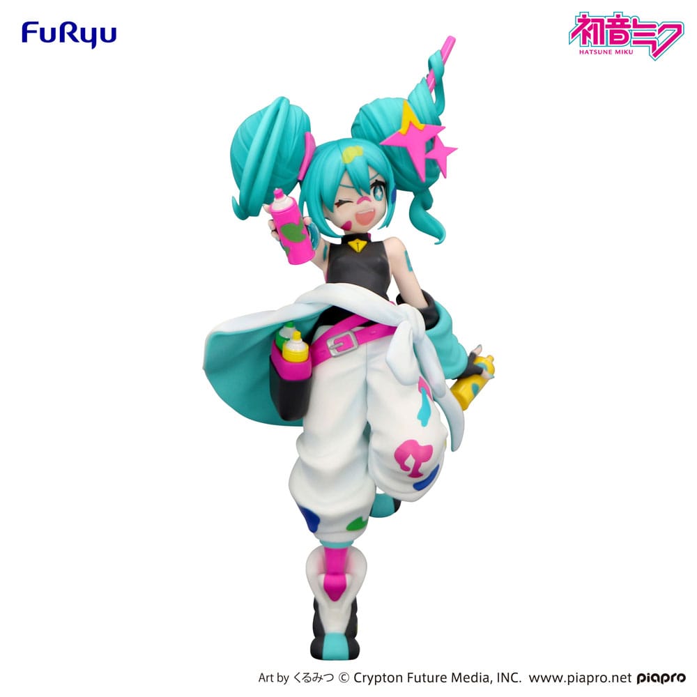 HATSUNE MIKU TRIO-TRY-IT PVC STATUE MIKU PAINT GIRL 19 CM