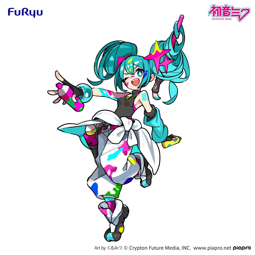 Hatsune Miku Trio-Try-iT PVC Statue Miku Paint Girl 19 cm P041236