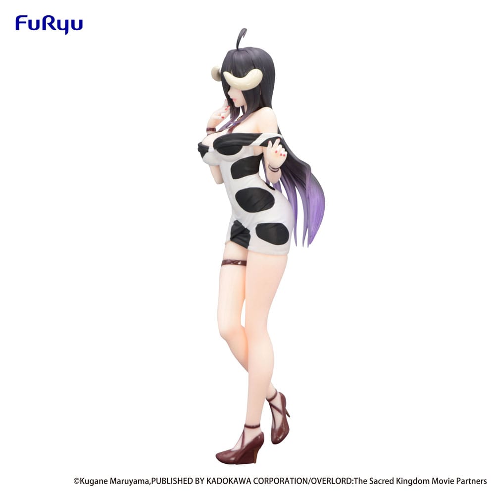 Overlord Trio-Try-iT PVC Statue Albedo Mini Dress Cow Pattern Ver. 21 cm P041250