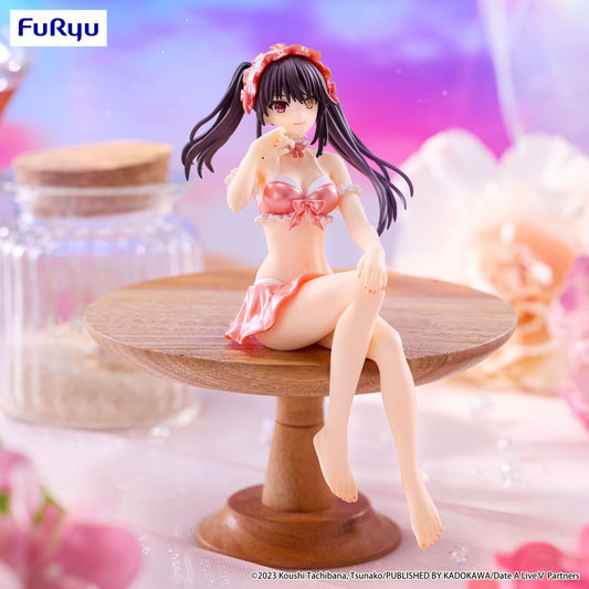 Date A Live V Noodle Stopper PVC Statue Kurumi Tokisaki Swimsuit Pastel Red Color Ver. 15 cm P041297
