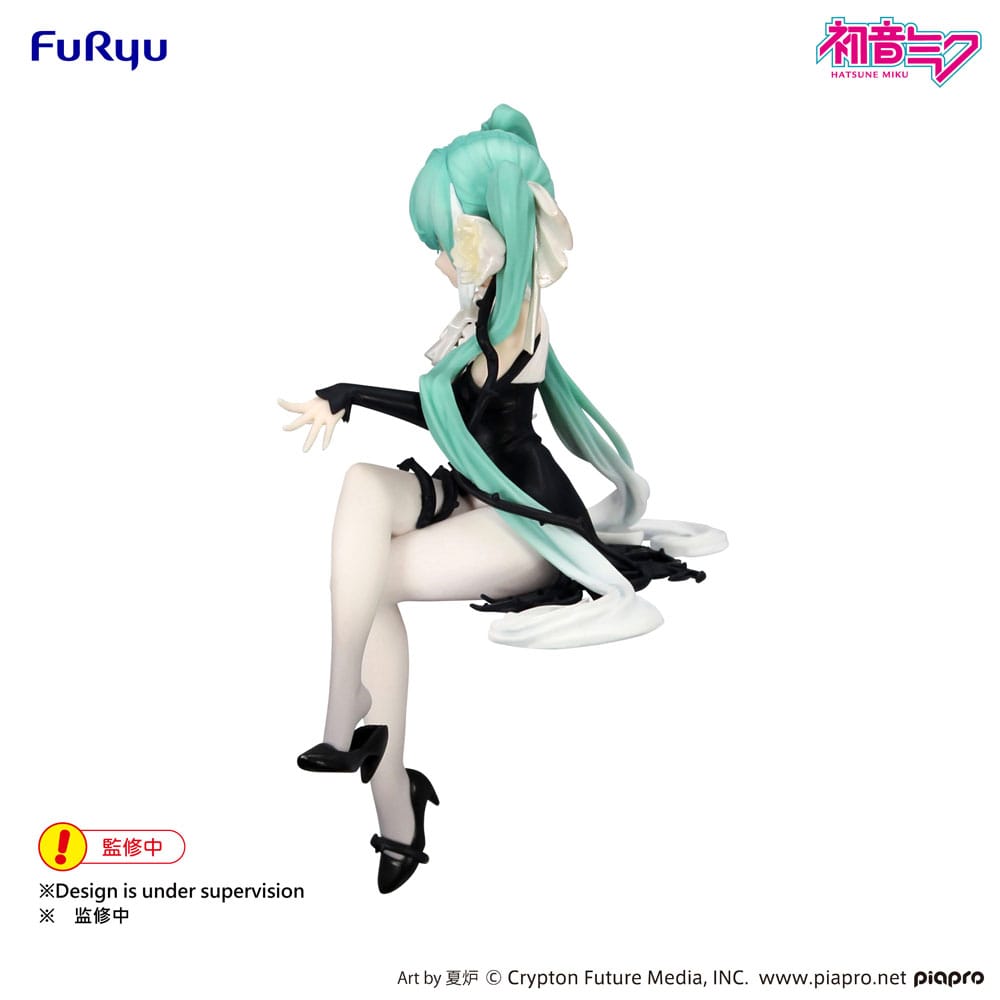 Hatsune Miku Noodle Stopper PVC Statue Flower Fairy White Rose 14 cm P041305
