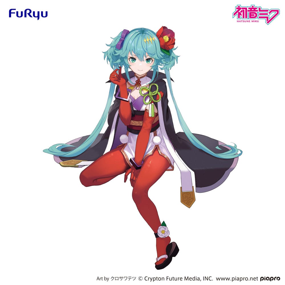 Hatsune Miku Noodle Stopper PVC Statue Flower Fairy Camellia 15 cm P065603