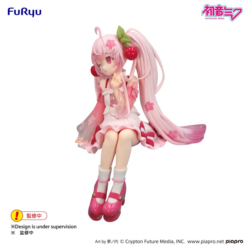 Hatsune Miku Noodle Stopper PVC Statue Sakura Miku 2025 Wink Ver. 14 cm P066947