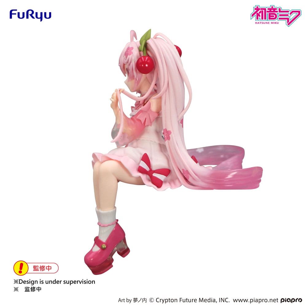 Hatsune Miku Noodle Stopper PVC Statue Sakura Miku 2025 Wink Ver. 14 cm P066947