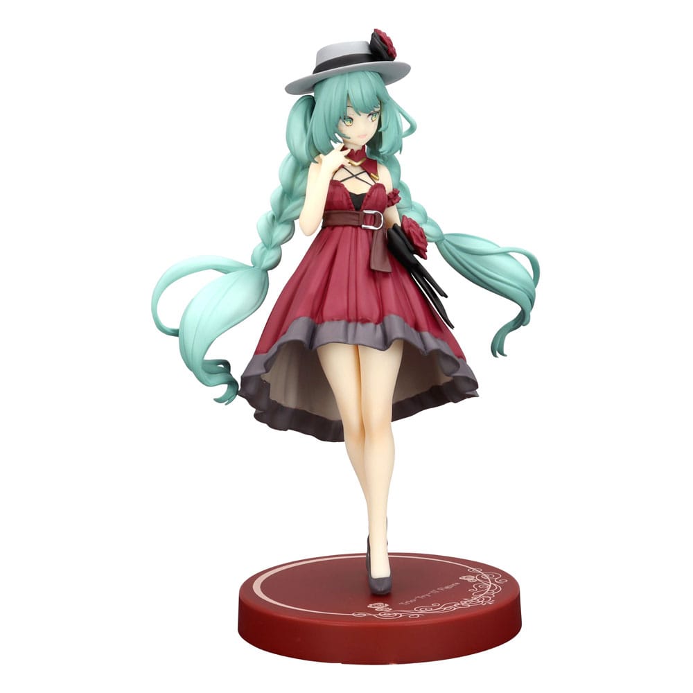 Hatsune Miku Trio-Try-iT PVC Statue Hatsune Miku Outing Dress Red Color Ver. 19 cm P066948