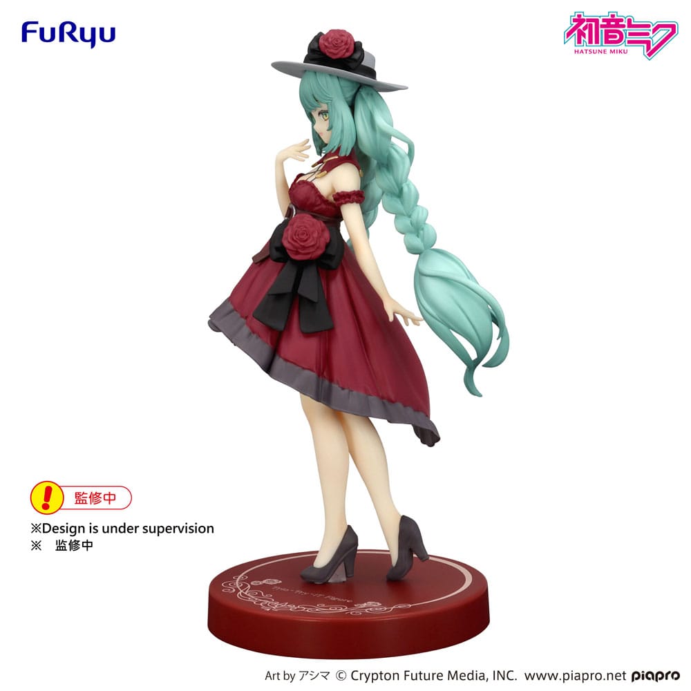 Hatsune Miku Trio-Try-iT PVC Statue Hatsune Miku Outing Dress Red Color Ver. 19 cm P066948
