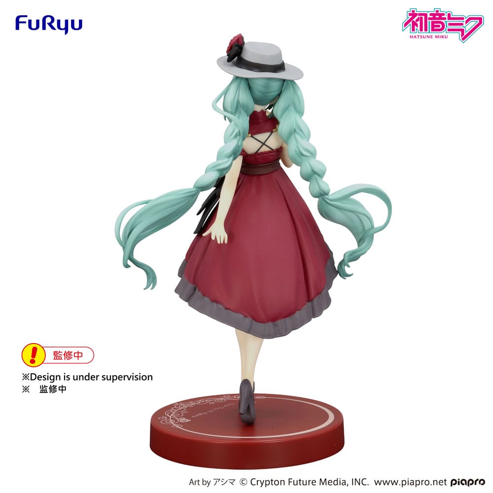 Hatsune Miku Trio-Try-iT PVC Statue Hatsune Miku Outing Dress Red Color Ver. 19 cm P066948