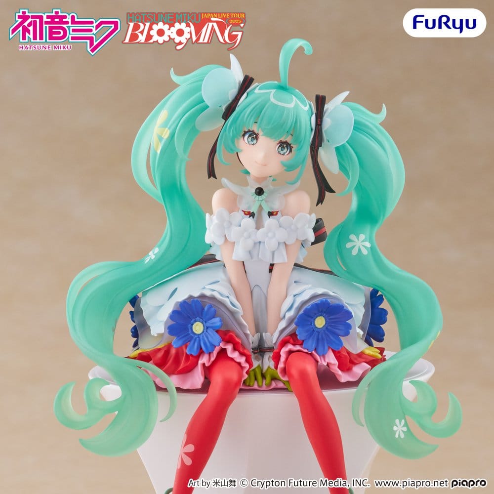 Hatsune Miku Noodle Stopper PVC Statue Hatsune Miku Japan Live Tour 2025 Blooming 14 cm P072290
