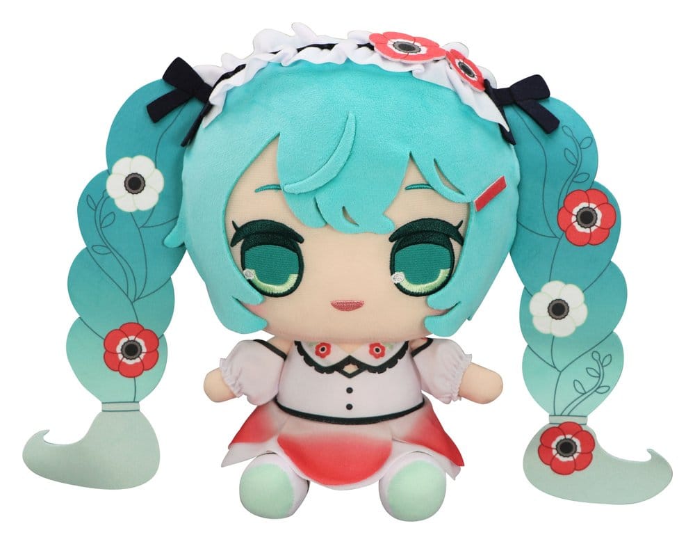 Hatsune Miku Kyurumaru Big Plush Figure Anemone 26 cm P072305
