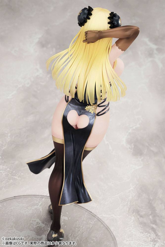 Original Character Statue 1/7 China Girl Black Ver. Illustrated by Oekakizuki 20 cm P041365