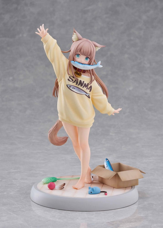 My Cat Is a Kawaii Girl Statue 1/6 Kinako Play With Ver. AmiAmi Limited Edition 21 cm P041681