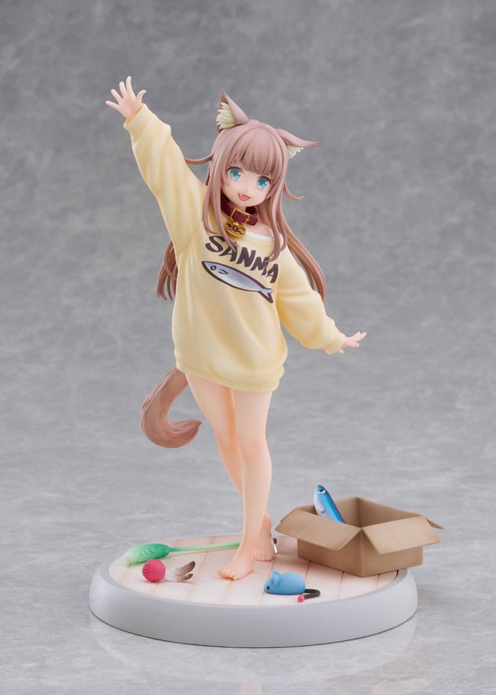 My Cat Is a Kawaii Girl Statue 1/6 Kinako Play With Ver. AmiAmi Limited Edition 21 cm P041681