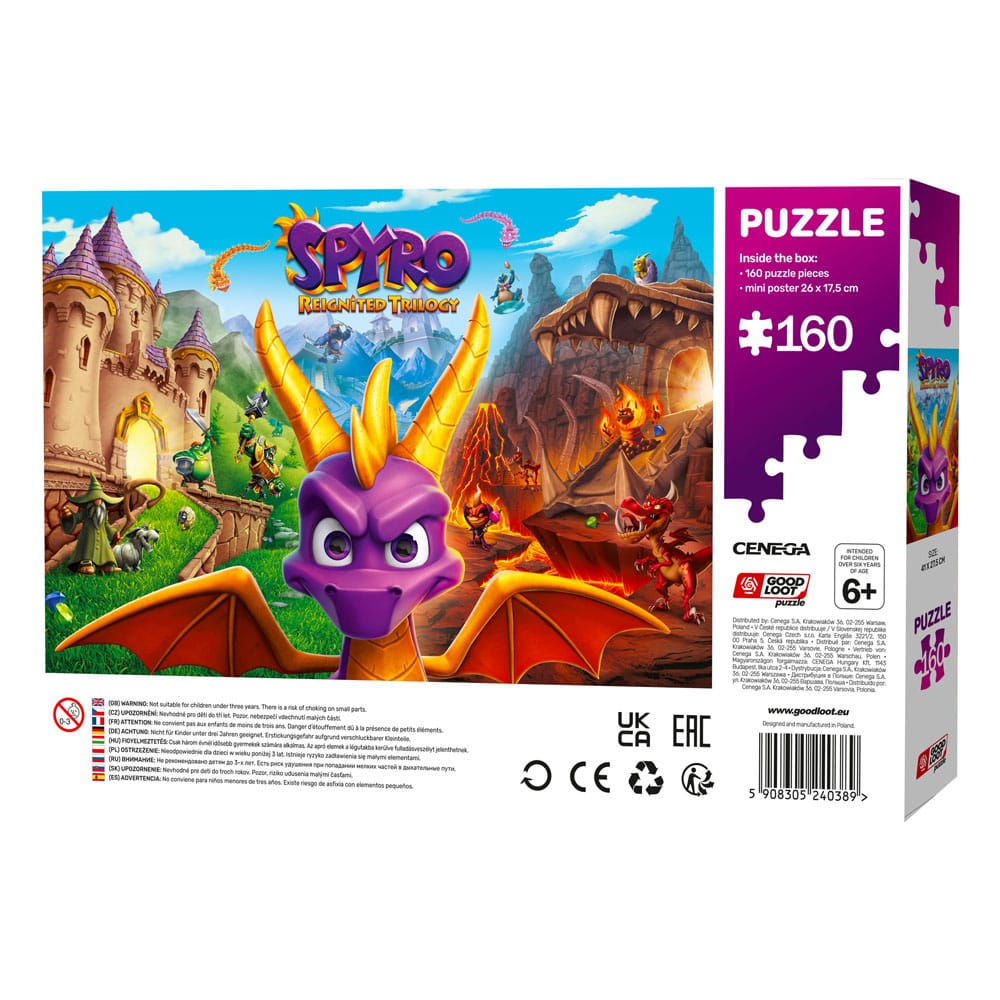 Spyro Reignited Trilogy Kids Puzzle (160 pieces) P041731