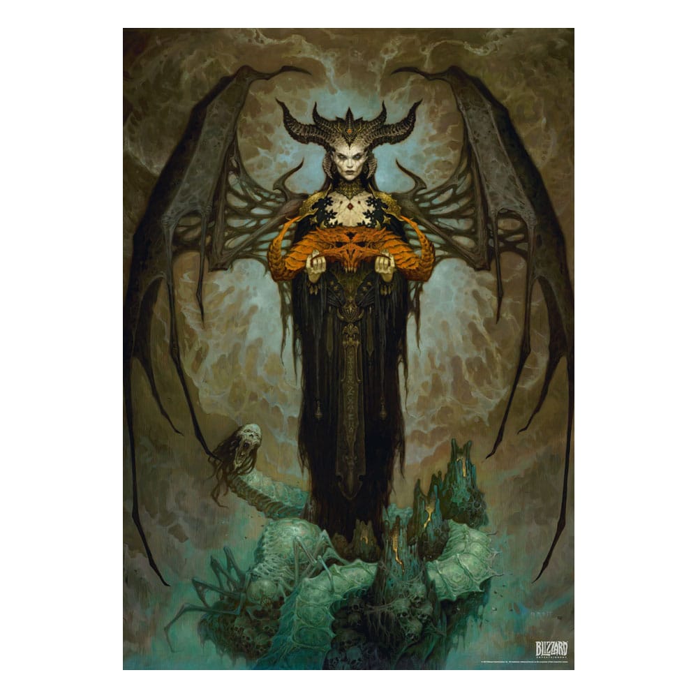 Diablo IV Gaming Puzzle Lilith (1000 pieces) P041741