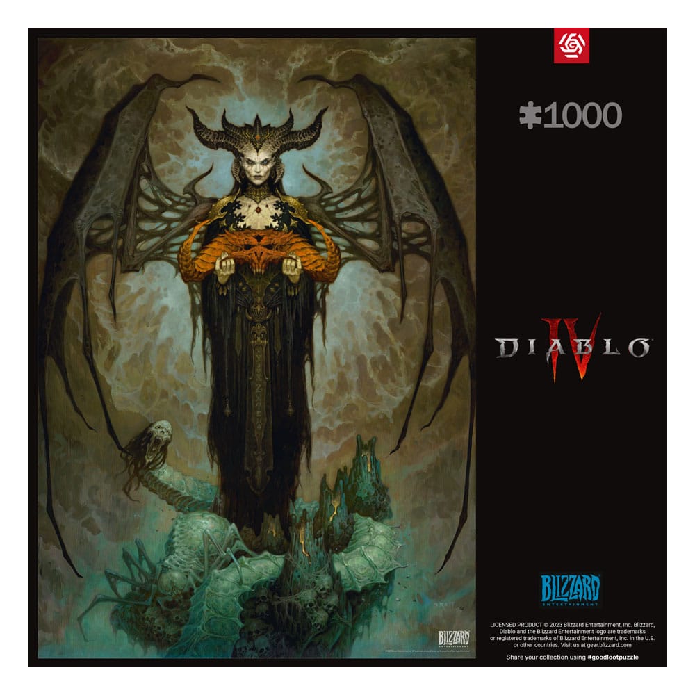 Diablo IV Gaming Puzzle Lilith (1000 pieces) P041741