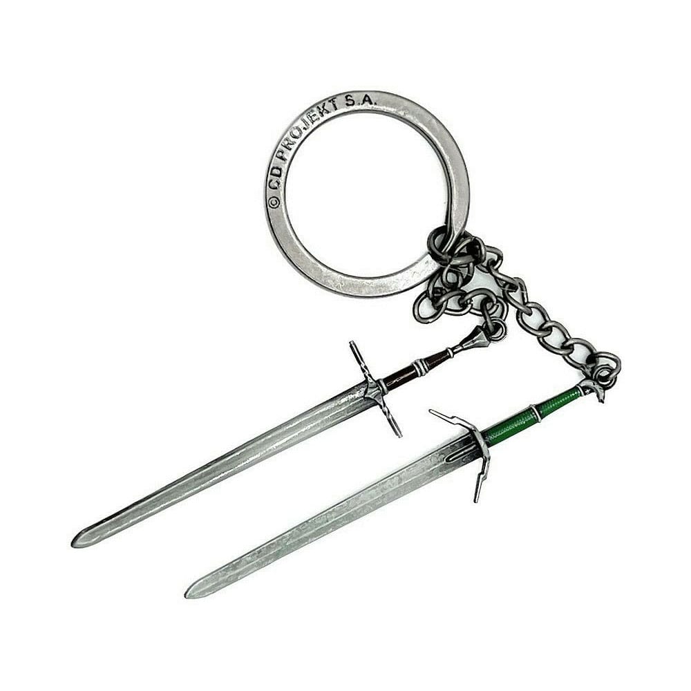 The Witcher III: Wild Hunt Keychain Geralt Two Swords P064860