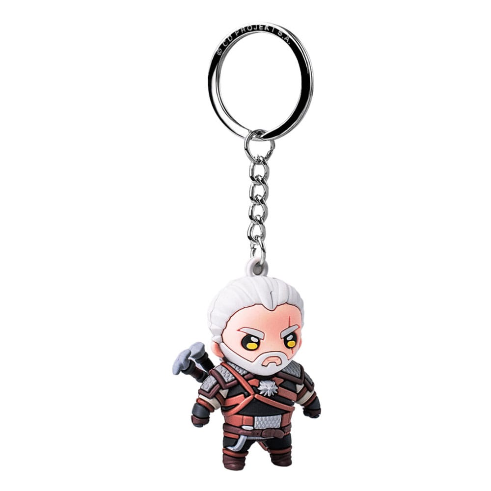 The Witcher III: Wild Hunt Vinyl Keychain Geralt of Rivia P064861