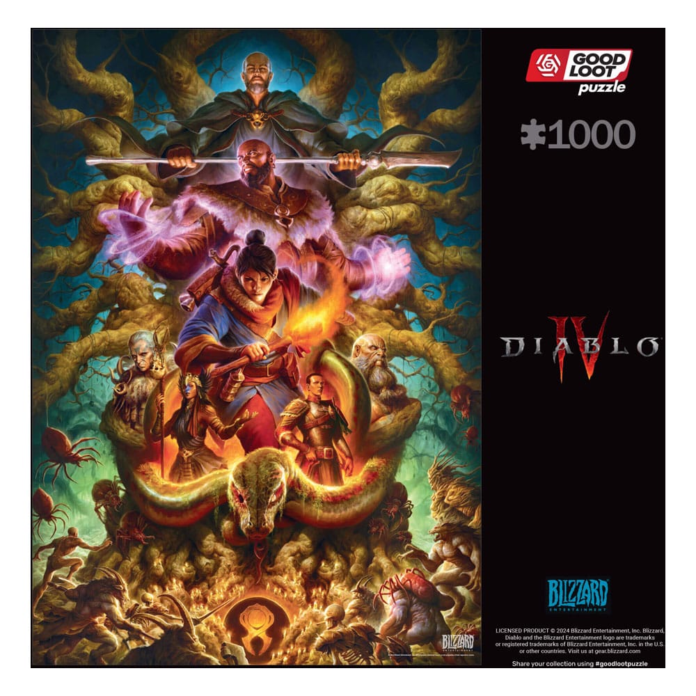 Diablo IV Gaming Puzzle Horadrim (1000 pieces) P041770