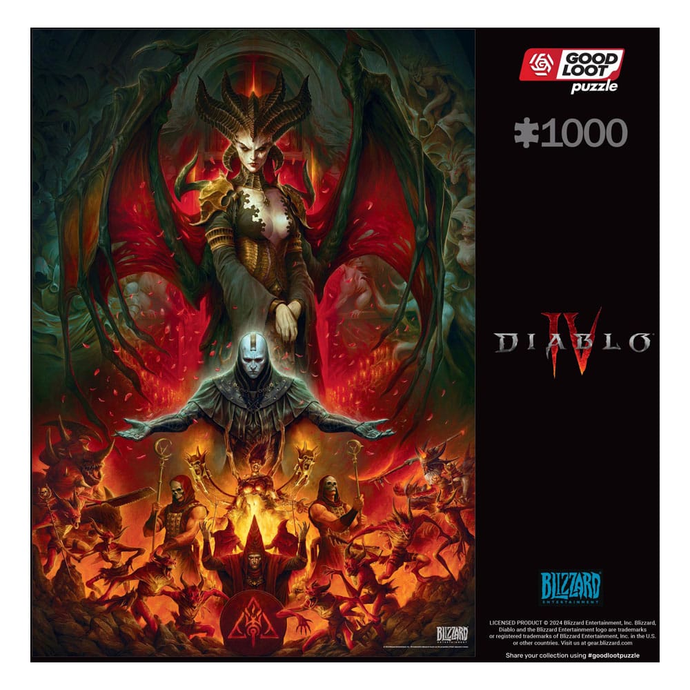 Diablo IV Gaming Puzzle Lilith Composition (1000 pieces) P041772