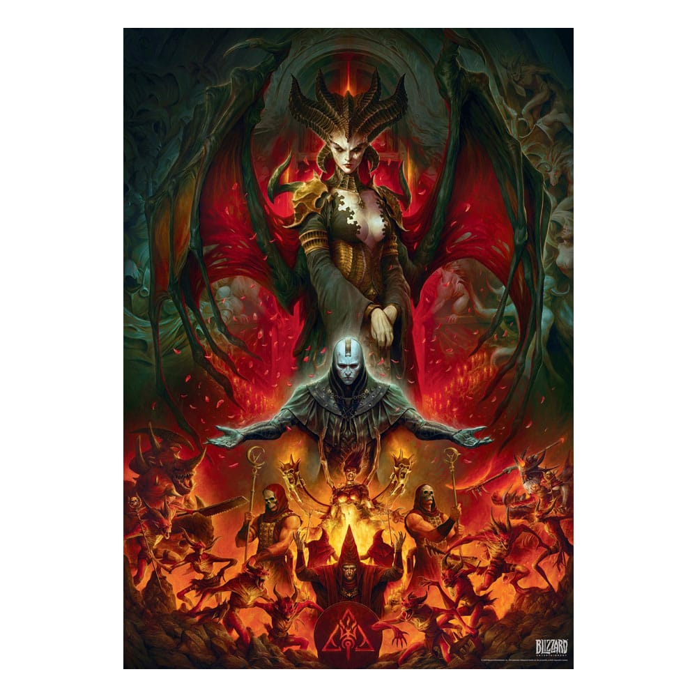 Diablo IV Gaming Puzzle Lilith Composition (1000 pieces) P041772