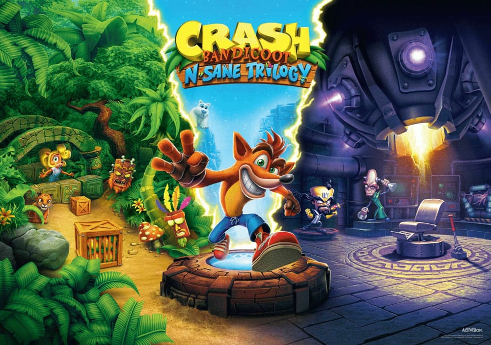 Crash Bandicoot N Sane Puzzle Triology (1000 pieces) P041798