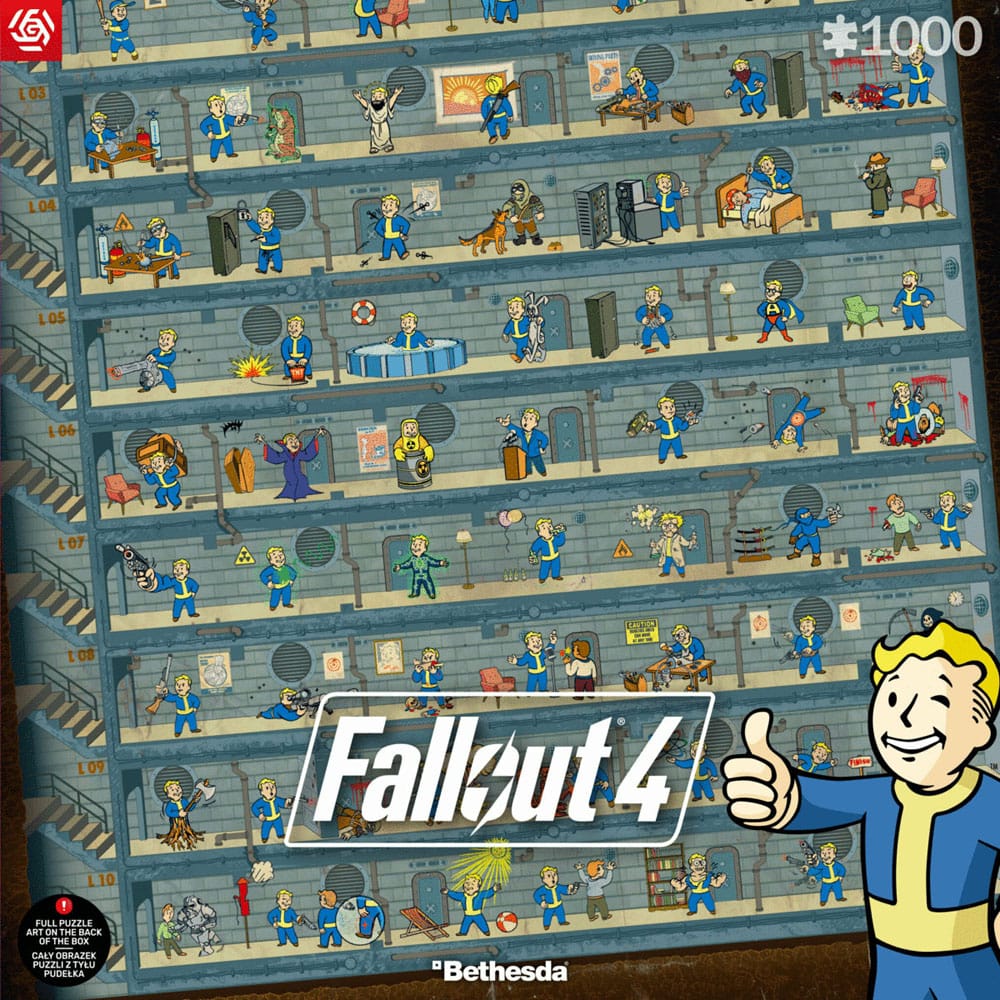 Fallout 4 Puzzle Perk Poster (1000 pieces) P041799