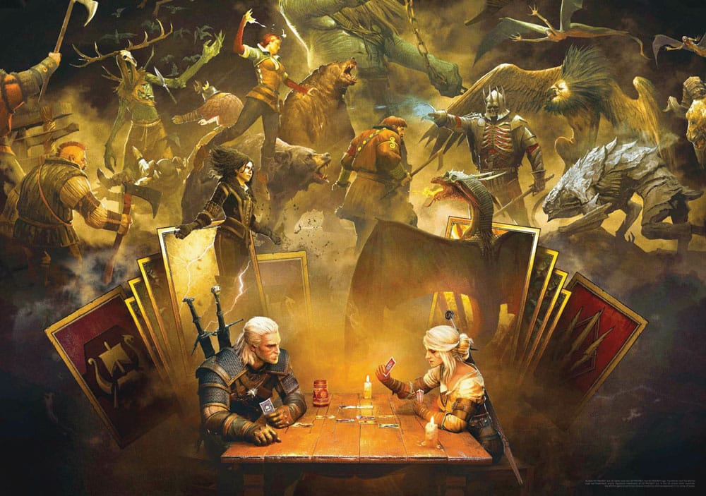 The Witcher Puzzle Playing Gwent (1000 pieces) P041806