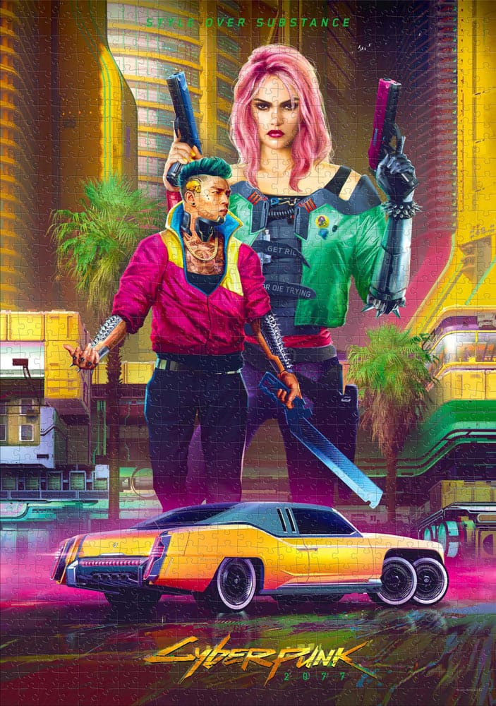 Cyberpunk 2077 Puzzle Kitsch Style (1000 pieces) P041810
