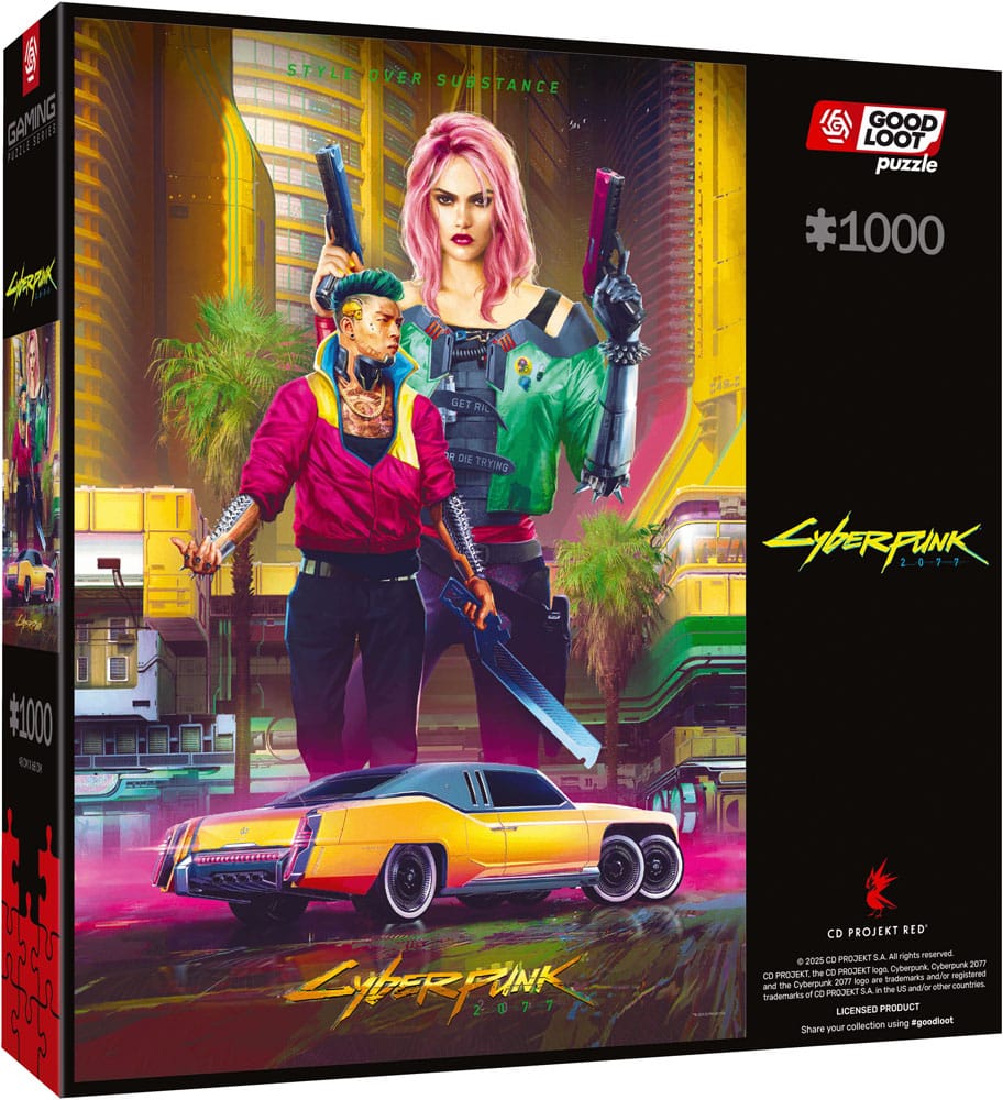 Cyberpunk 2077 Puzzle Kitsch Style (1000 pieces) P041810