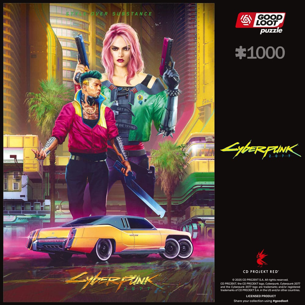 Cyberpunk 2077 Puzzle Kitsch Style (1000 pieces) P041810